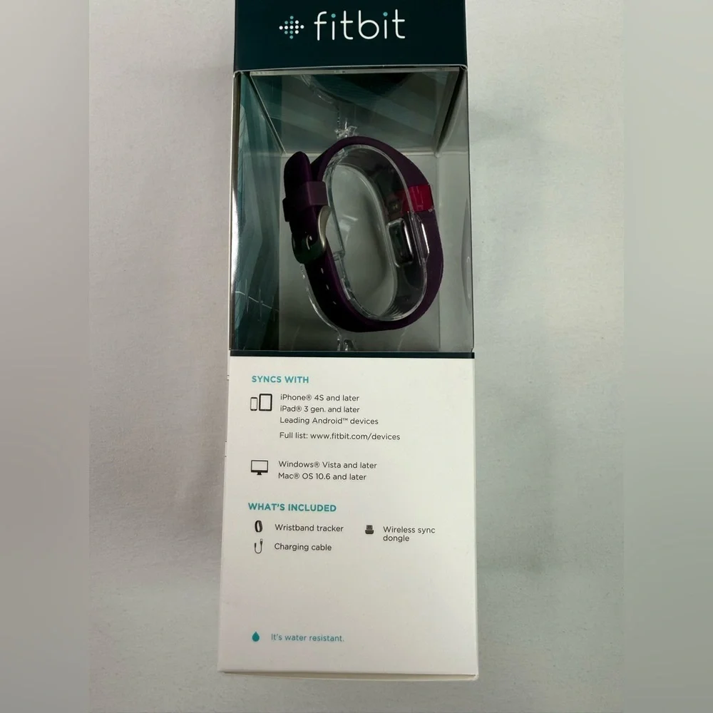NIB Fitbit Charge HR Wireless Heart Rate Activity Tracker Wristband Plum